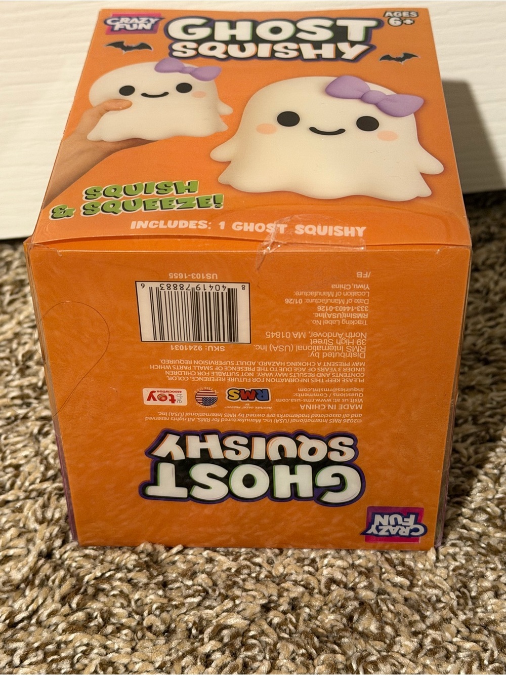 Rare RMS Ghost Squishy Toy- girl - Picture 5 of 5